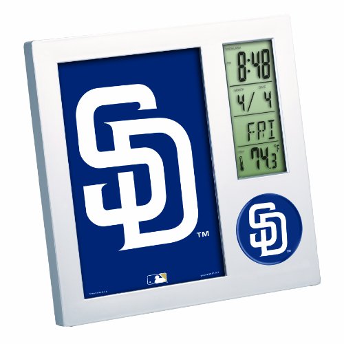 MLB San Diego Padres Digital Desk Clock