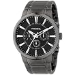 Fossil Men's FS4358 Black Stainless Steel Bracelet Black Analog Dial Chronograph Watch