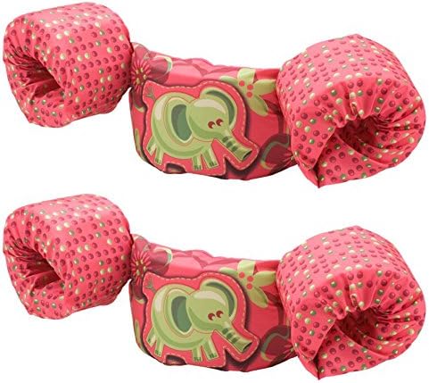 (2) COLEMAN Stearns Deluxe Kids Puddle Jumper Swimming Life Jackets | Elephant