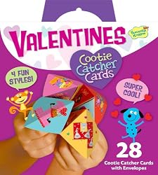Peaceable Kingdom / Valentine Cootie Catcher Cards