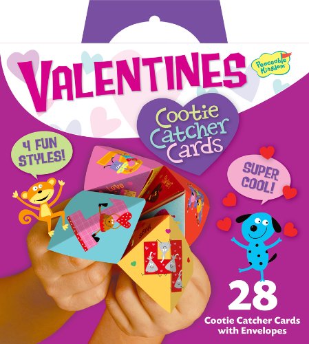 Peaceable Kingdom / Valentine Cootie Catcher Cards