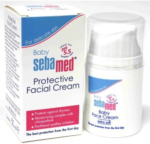 Baby Sebamed Protective Facial Cream 50 Ml. [Free for You Beauty Gift] by SEBA MED BABY