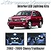 XtremeVision Chevy Trailblazer 2002-2009 (5 Pieces) Cool White Premium Interior LED Kit Package + Installation Tool