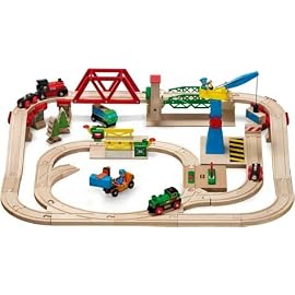 BRIO 貨物置場セット(プラスチックボックス入り) 33076