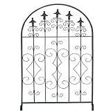 Outdoor Living : Red Carpet Studio European Gardens Rust Finials Gate