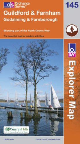 Guildford and Farnham (Explorer Maps) (OS Explorer Map)