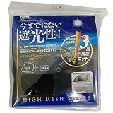 クレトム　SA-38　ハイメッシュワンタッチシェード　サイド　ブラック size 670×400　２枚入