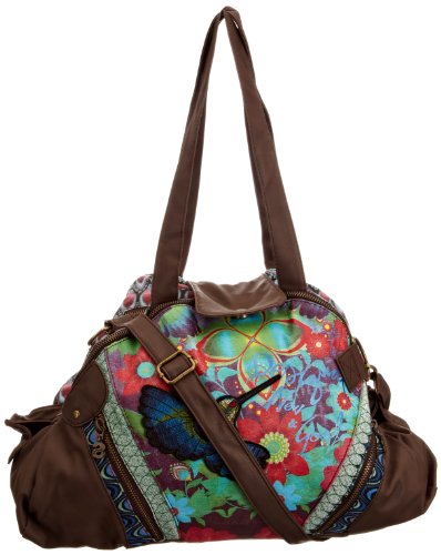 Desigual Matty Kaitlin, Sac &agrave; main - Rouge/marron/bleu, Textile