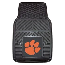 Nifty 8778 Clemson University Vinyl Universal Heavy Duty Fan Floor Mat