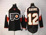 Simon Gagne #12 NHL Philadelphia Flyers Black Hockey Jersey Sz54