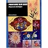 Peinture sur bois : Fleurs de montagne