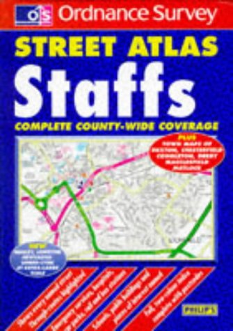 City Travel Guides Discounted  Books : Ordnance Survey Staffordshire Street Atlas