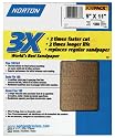 Norton WetSand 3X 180-Grit 9-by-11-Inch Sheets, 10-Pack #2637