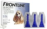 Frontline Top Spot Month-Long Flea & Tick Control (Blue, for Dogs & Puppies 23-44 lbs., 3 Pack)