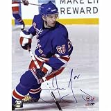 Frozen Pond New York Rangers Jaromir Jagr Autographed 8 x 10 Photo