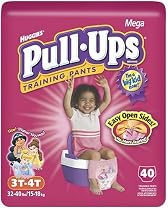 Pull-Ups Training Pants with Learning Designs, 3T-4T (32-40 lbs), Mega, 40 training pants