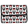 Tulips Novelty Print Travel Roll Out Toiletry Bag