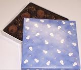 Scott's Cakes Cocoa Covered Dark and Pecan Dark Chocolate Truffles 1 Pound Snowman Box