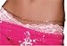 Sterling Silver Belly Chain w/ Crystal Hearts, 43" by Paris Hilton