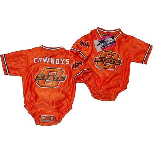 Buy Oklahoma State University Cowboys NCAA Football Infant baby Onesie Jersey 12 -18 months #1 by Colosseum