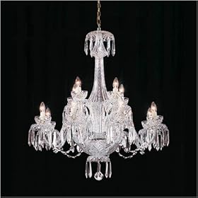 Waterford Crystal Powerscourt Chandelier 12 Arm by Waterford