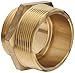 Moon 358-2061521 Brass Fire Hose Adapter, Nipple, 2