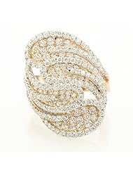 Diamond & 18k Two Tone Gold Right Hand Ring