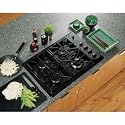 GE Profile : 30 inch Built-In Gas Cooktop BLACK