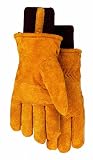 Midwest Gloves and Gear 450TL-B-00 Thermolite Lined Suede Cowhide Ladies Gloves, Medium
