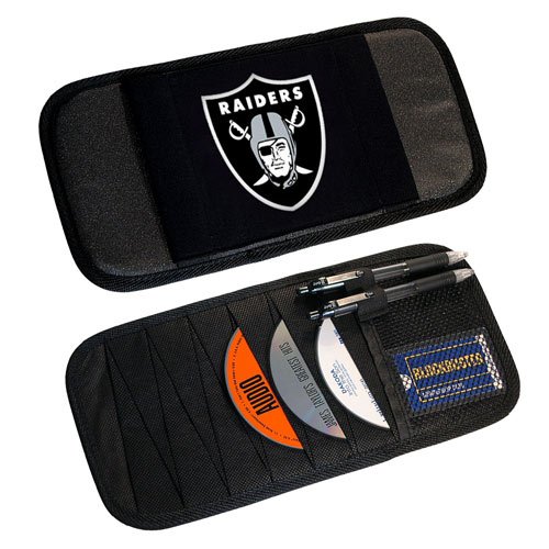 Oakland Raiders Team Promark 12-Disc CD Visor and Organizer