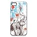 BlastCase Elephant Design Hard Case Cover for iPhone 5 - Non-Retail Packaging - Multi