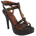 Womens High Heel Gem Tribal Gladiator Sandals