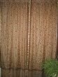 Silk Sari Window Panels 2 RED Rust Floral Printed Drapes Curtains 84 Inch