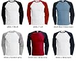 Kontrast Langarm-Shirt...