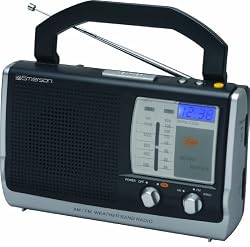 Emerson RP6251 Portable Weather Clock Radio