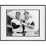 Mickey Mantle and Roger Maris, New York Yankees Horizontal Double Matted 8 X 10 Photograph in B
