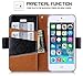 iPhone 7 Plus Case, Apple iPhone 7 Plus Case, FYY [Makeup Case] Premium PU Leather Wallet Case with Cosmetic Mirror, Card Slots and Wrist Strap for iPhone 7 Plus Black