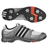 adidas Tech Response 3.0 Golf Shoe (Silver/Silver/Black) 8