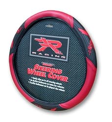 Red "R" Racing Steering Wheel Cover