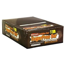 Doctor's CarbRite Diet Sugar Free Bar, Solid Milk Chocolate, 1 Ounce Bar (Pack of 24)