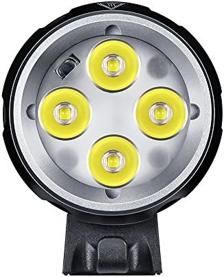 Nitefighter Ultra Bright 1600 Lumens Rechargeable Mountain Bike Light with Cree XP-G2 Neutral White LED - Bike Headlight - LED Bike Light-Suitable for: Mountain Biking,Downhill,Touring,Commuting - Long Battery Life -7.4V 5.2Ah BAK Rechargeable Li-on Battery Pack - Adjustable Brightness - Super Bright - Wide Beam - Lightweight - Water Resistant + Free Accessories!