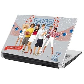 Sticker ordinateur portable High School Musical "East High Forever" - Taille : 12 � 14 pouces