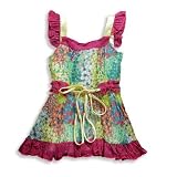 Baby Sara - Infant Girls Tank Floral Dress, Multi (Size 12Months)