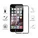 iPhone 6 / 6S Full Cover Screen Protector , Akwox 3D Curved Edge Metal Frame Tempered Glass Screen Protector for iPhone 6/6S 9H [3D Touch Compatible] & [Anti-fringerprint] (Black Trimming)