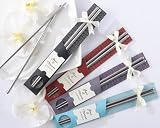 East Meets West Personalized Stainless-Steel Chopsticks in Artistic Sleeve (Set of 12)