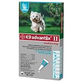 Advantix II K9 Teal - 6-Month Treatment for Medium Dogs 11-20 lbs -- 6 Tubes