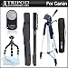 Triple Tripod Kit + Wireless Shutter Release Remote Control For Canon EOS Rebel T3i, T2i, T1i, XT, Xti, 5D, 7D DSLR (Canon RC-5 & RC-6 Replacement) Includes 57