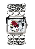 Ed Hardy Women's LY-GD Lynx Geisha Dragon Stainless Steel 316L Watch
