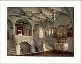 The museum the steps from the lower chapel Zurich Switzerland, c. 1890s, (L) Library Image