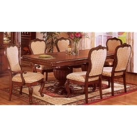 Hercules Double Pedestal Table  Side Chair, Arm Chair by Cross